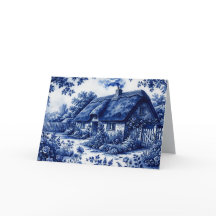 Flow Blue Stijl Engelse Landelijke Cottage Rozen