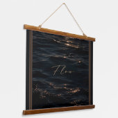 Flow - Diepe Wateren Hangend Wandkleed (Gebogen)