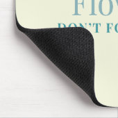Flow Don’t Force Minimal Motivational Mouse Pad Muismat (Hoek)
