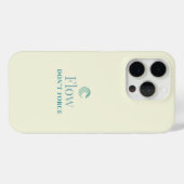 Flow Don’t Force Minimale iPhone 1Hoes Case-Mate iPhone Case (Achterkant (horizontaal))