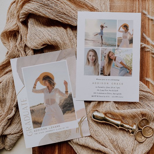 Flow | Foto diploma-uitnodiging en aankondiging
