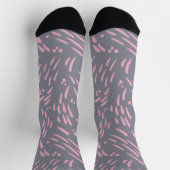 Flow in grijs en roze sokken (Top)