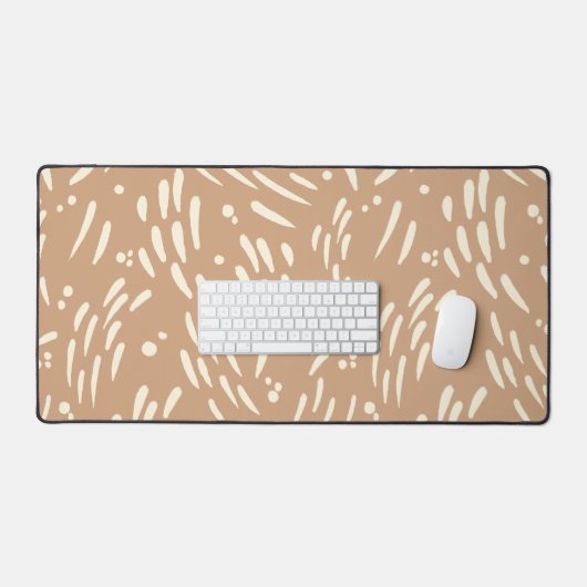 Flow in Tan en Cream Bureaumat (Keyboard & Muis)