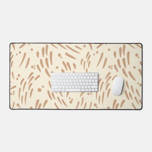 Flow in Tan en Cream Bureaumat (Keyboard & Muis)