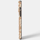 Flow in Tan en Cream Case-Mate iPhone Case (Achterkant / Links)