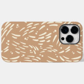 Flow in Tan en Cream Case-Mate iPhone Case (Achterkant (horizontaal))