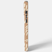 Flow in Tan en Cream Case-Mate iPhone Case (Achterkant / Links)