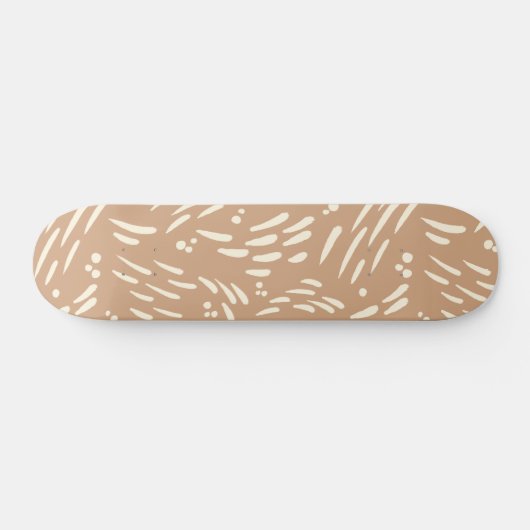 Flow in Tan en Cream Persoonlijk Skateboard (Horizontaal)
