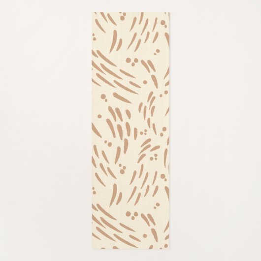Flow in Tan en Cream Yogamat (Voorkant)