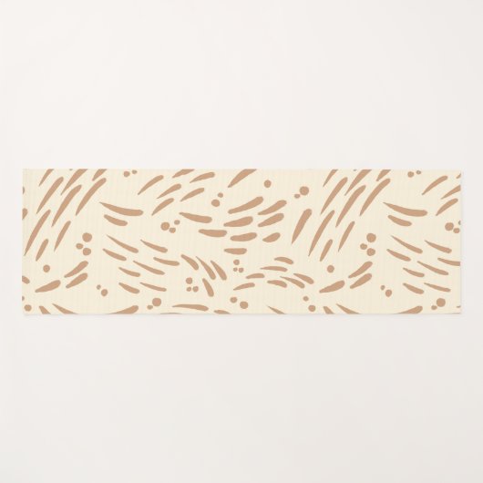 Flow in Tan en Cream Yogamat (Voorkant (horizontaal))