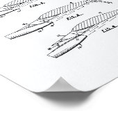 Flow Jet Flap 1957 Patent Art-witboek Poster (Hoek)