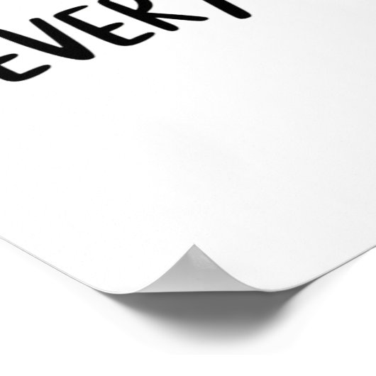 Flow Like A Feline - Schattige Stretching Cat Desi Poster (Hoek)