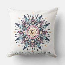 Flow Like the Moon Mandala Spiritueel Ontwerp