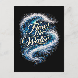 Flow Like Water Briefkaart