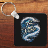 Flow Like Water Sleutelhanger (Voorkant)