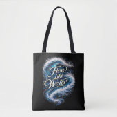 Flow Like Water Tote Bag (Voorkant)