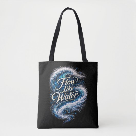 Flow Like Water Tote Bag (Voorkant)