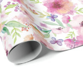 Flow - LONDEN - Floral Matt inpakpapier (Rol Hoek)