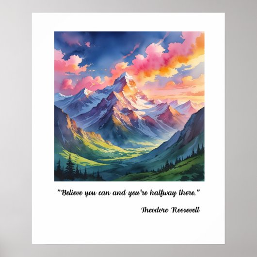 Flow met geloof poster (Voorkant)