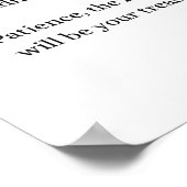 Flow met Grace Faith poëzie muur kunst poster deco (Hoek)