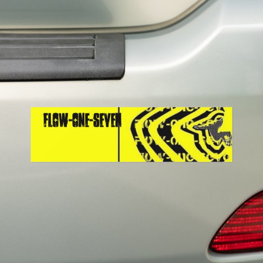 Flow-one-Seven Bumpersticker (Op auto)