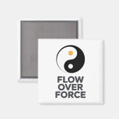Flow Over Force Yin Yang Yoga Lance Apparel _2 Magneet (Voorkant / Achterkant)