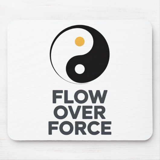 Flow Over Force Yin Yang Yoga Lance Kleding _2 Muismat (Voorkant)
