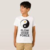 Flow Over Force Yin Yang Yoga Lance Kleding _2 T-shirt (Voorkant volledig)