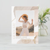 Flow | Photo Graduation Announcement & Invite Aankondiging (Staand voorkant)