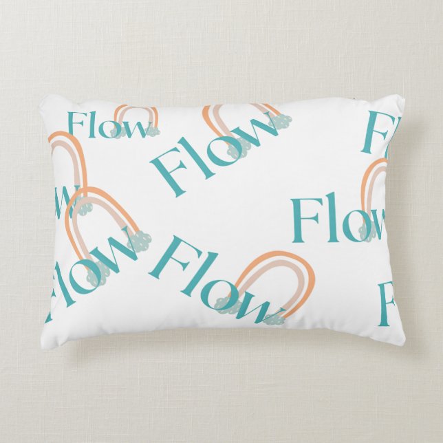 Flow Pillow - Zachte energie voor uw ruimte Accent Kussen (Voorkant)