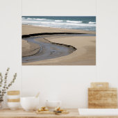 Flow - Scott Creek Beach Poster (Keuken)