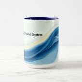 Flow State Vloeiende Beweging Moderne Ontwerper Mok (Midden)