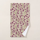 Flow van dansende bladeren Delicate Green Foliage Bad Handdoek (Handdoek)