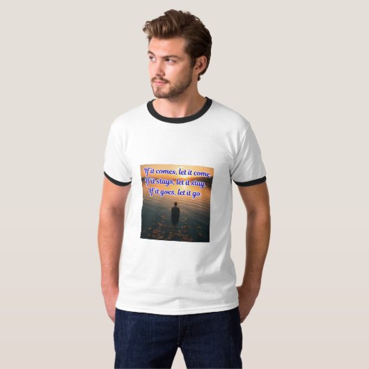 Flow With Life Acceptatie T-shirt (Voorkant volledig)