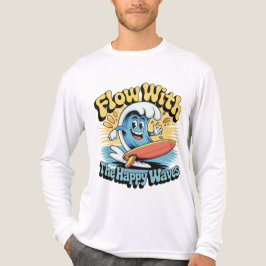 Flow With The Happy Waves Surf Style Men’s Tee Tri-Blend Shirt