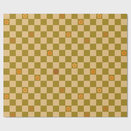Flowe Checkered Pattern - No. 02 Cadeaupapier (Vlak)
