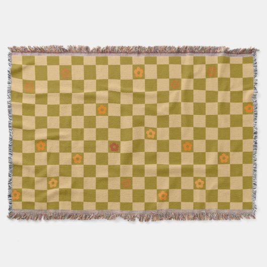 Flowe Checkered Pattern - No. 02 Deken (Voorkant)