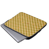 Flowe Checkered Pattern - No. 02 Laptop Sleeve (Voorkant onderkant)