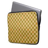 Flowe Checkered Pattern - No. 02 Laptop Sleeve (Voorkant Links)
