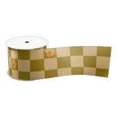 Flowe Checkered Pattern - No. 02 Satijnen Lint (Spoel)