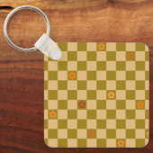 Flowe Checkered Pattern - No. 02 Sleutelhanger (Voorkant)