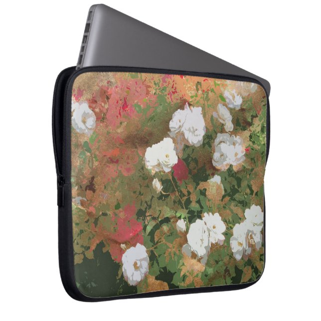 FLOWER 102 - laptophoes Laptop Sleeve (Voorkant Rechts)
