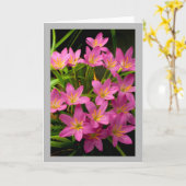 Flower 11 Rain Kaart (Gele Bloem)