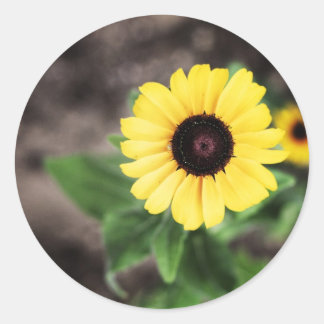 Flower 1 ronde sticker