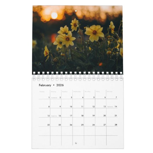 Flower 2026 kalender (Feb 2026)