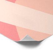 Flower Abstract Retro Pink Poster (Hoek)