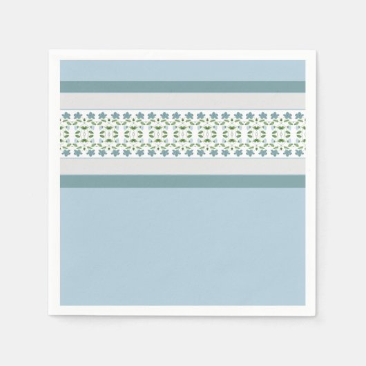 Flower Accented Designer Servet (Voorkant)