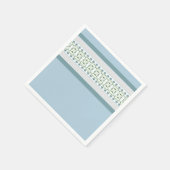 Flower Accented Designer Servet (Hoek)