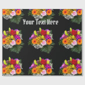 Flower Afbeelding Mooie Gift Crafts Party Supplies Cadeaupapier (Vlak)