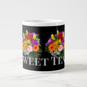 Flower Afbeelding Sweet Tea Tekst naam Specialty M Grote Koffiekop (Voorkant)